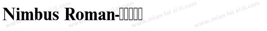 Nimbus Roman字体转换